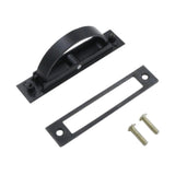 Maxbell Invisible Cabinet Handle Concealed Door Pull Handles for Tatami Closet Cabin Black