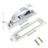 Maxbell Invisible Cabinet Handle Concealed Door Pull Handles for Tatami Closet Cabin Light