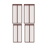 Maxbell Magnetic Door Curtain Breathable Entry Door Screen for Kitchen Balcony Hotel 80x200cm