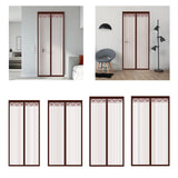 Maxbell Magnetic Door Curtain Breathable Entry Door Screen for Kitchen Balcony Hotel 80x200cm