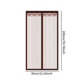 Maxbell Magnetic Door Curtain Breathable Entry Door Screen for Kitchen Balcony Hotel 80x200cm