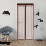 Maxbell Magnetic Door Curtain Breathable Entry Door Screen for Kitchen Balcony Hotel 90x200cm