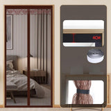 Maxbell Magnetic Door Curtain Breathable Entry Door Screen for Kitchen Balcony Hotel 90x200cm