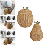 Maxbell Woven Storage Basket Farmhouse Fruit Holder for Living Room Entryway Bedroom 35x35x41.5cm
