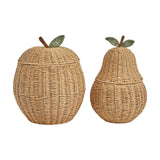 Maxbell Woven Storage Basket Farmhouse Fruit Holder for Living Room Entryway Bedroom 35x35x41.5cm