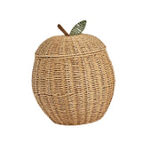 Maxbell Woven Storage Basket Farmhouse Fruit Holder for Living Room Entryway Bedroom 35x35x41.5cm