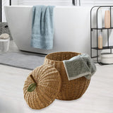 Maxbell Woven Storage Basket Farmhouse Fruit Holder for Living Room Entryway Bedroom 35x35x41.5cm