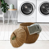 Maxbell Woven Storage Basket Farmhouse Fruit Holder for Living Room Entryway Bedroom 35x35x41.5cm