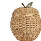 Maxbell Woven Storage Basket Farmhouse Fruit Holder for Living Room Entryway Bedroom 35x35x41.5cm