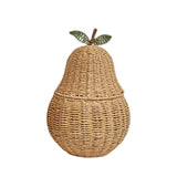 Maxbell Woven Storage Basket Farmhouse Fruit Holder for Living Room Entryway Bedroom 27x27x41.5cm