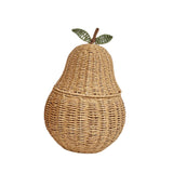 Maxbell Woven Storage Basket Farmhouse Fruit Holder for Living Room Entryway Bedroom 27x27x41.5cm