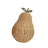 Maxbell Woven Storage Basket Farmhouse Fruit Holder for Living Room Entryway Bedroom 27x27x41.5cm