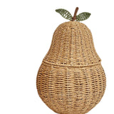 Maxbell Woven Storage Basket Farmhouse Fruit Holder for Living Room Entryway Bedroom 27x27x41.5cm