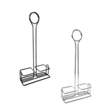 Maxbell Spice Rack with Table Number Holder Seasoning Holder for Home Kitchen Black