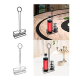 Maxbell Spice Rack with Table Number Holder Seasoning Holder for Home Kitchen Black