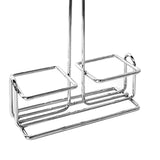 Maxbell Spice Rack with Table Number Holder Seasoning Holder for Home Kitchen Silver