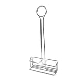 Maxbell Spice Rack with Table Number Holder Seasoning Holder for Home Kitchen Silver