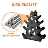 Maxbell Dumbbell Rack Stand Only for Home Gym Stable Metal Floor Bracket Weight Rack