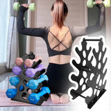 Maxbell Dumbbell Rack Stand Only for Home Gym Stable Metal Floor Bracket Weight Rack
