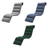 Maxbell Chaise Lounge Cushion recliner Chair Cushion for Indoor Office Patio Gray