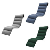 Maxbell Chaise Lounge Cushion recliner Chair Cushion for Indoor Office Patio Gray