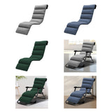 Maxbell Chaise Lounge Cushion recliner Chair Cushion for Indoor Office Patio Gray