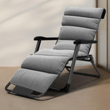 Maxbell Chaise Lounge Cushion recliner Chair Cushion for Indoor Office Patio Gray