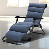 Maxbell Chaise Lounge Cushion recliner Chair Cushion for Indoor Office Patio Blue