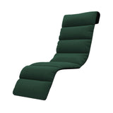 Maxbell Chaise Lounge Cushion recliner Chair Cushion for Indoor Office Patio Dark Green