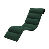 Maxbell Chaise Lounge Cushion recliner Chair Cushion for Indoor Office Patio Dark Green