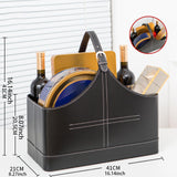 Maxbell Fruit Gift Basket Portable with Handle for College Appreciation Wine Bottles L
