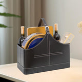 Maxbell Fruit Gift Basket Portable with Handle for College Appreciation Wine Bottles L
