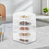 Maxbell Food Cover Kepp Fly Out Table Reusable Grilling 5 Layer Storage for Home BBQ