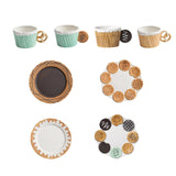 Maxbell Pottery Tableware Art Supplies Fashion Decor for Housewarming Camping Travel Green Cup