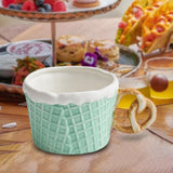 Maxbell Pottery Tableware Art Supplies Fashion Decor for Housewarming Camping Travel Green Cup