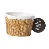 Maxbell Pottery Tableware Art Supplies Fashion Decor for Housewarming Camping Travel Brown Mug