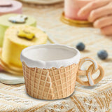 Maxbell Pottery Tableware Art Supplies Fashion Decor for Housewarming Camping Travel Brown Mug Round Grip