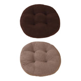 Maxbell Tatami Cushion Pillow Thickened Tatami Cushion for Office Dining Room Chairs dark brown