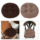 Maxbell Tatami Cushion Pillow Thickened Tatami Cushion for Office Dining Room Chairs dark brown