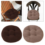 Maxbell Tatami Cushion Pillow Thickened Tatami Cushion for Office Dining Room Chairs dark brown