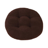 Maxbell Tatami Cushion Pillow Thickened Tatami Cushion for Office Dining Room Chairs dark brown