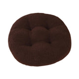 Maxbell Tatami Cushion Pillow Thickened Tatami Cushion for Office Dining Room Chairs dark brown