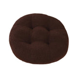 Maxbell Tatami Cushion Pillow Thickened Tatami Cushion for Office Dining Room Chairs dark brown
