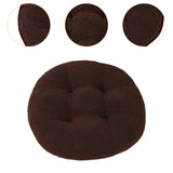 Maxbell Tatami Cushion Pillow Thickened Tatami Cushion for Office Dining Room Chairs dark brown