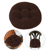 Maxbell Tatami Cushion Pillow Thickened Tatami Cushion for Office Dining Room Chairs dark brown