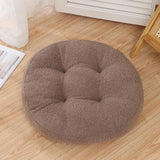 Maxbell Tatami Cushion Pillow Thickened Tatami Cushion for Office Dining Room Chairs light brown