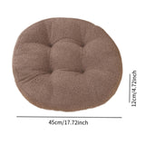 Maxbell Tatami Cushion Pillow Thickened Tatami Cushion for Office Dining Room Chairs light brown