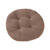 Maxbell Tatami Cushion Pillow Thickened Tatami Cushion for Office Dining Room Chairs light brown