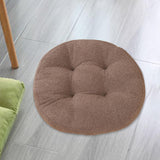 Maxbell Tatami Cushion Pillow Thickened Tatami Cushion for Office Dining Room Chairs light brown