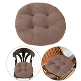 Maxbell Tatami Cushion Pillow Thickened Tatami Cushion for Office Dining Room Chairs light brown
